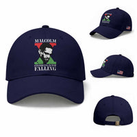 Malcolm X Baseball Cap Stumbling Is Not Falling Black History Leader