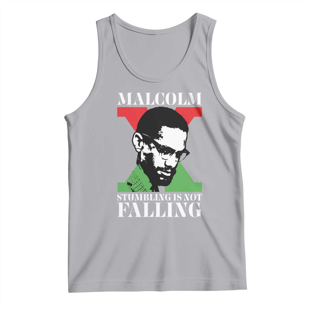 Malcolm X Tank Top Stumbling Is Not Falling Black History Leader TS12