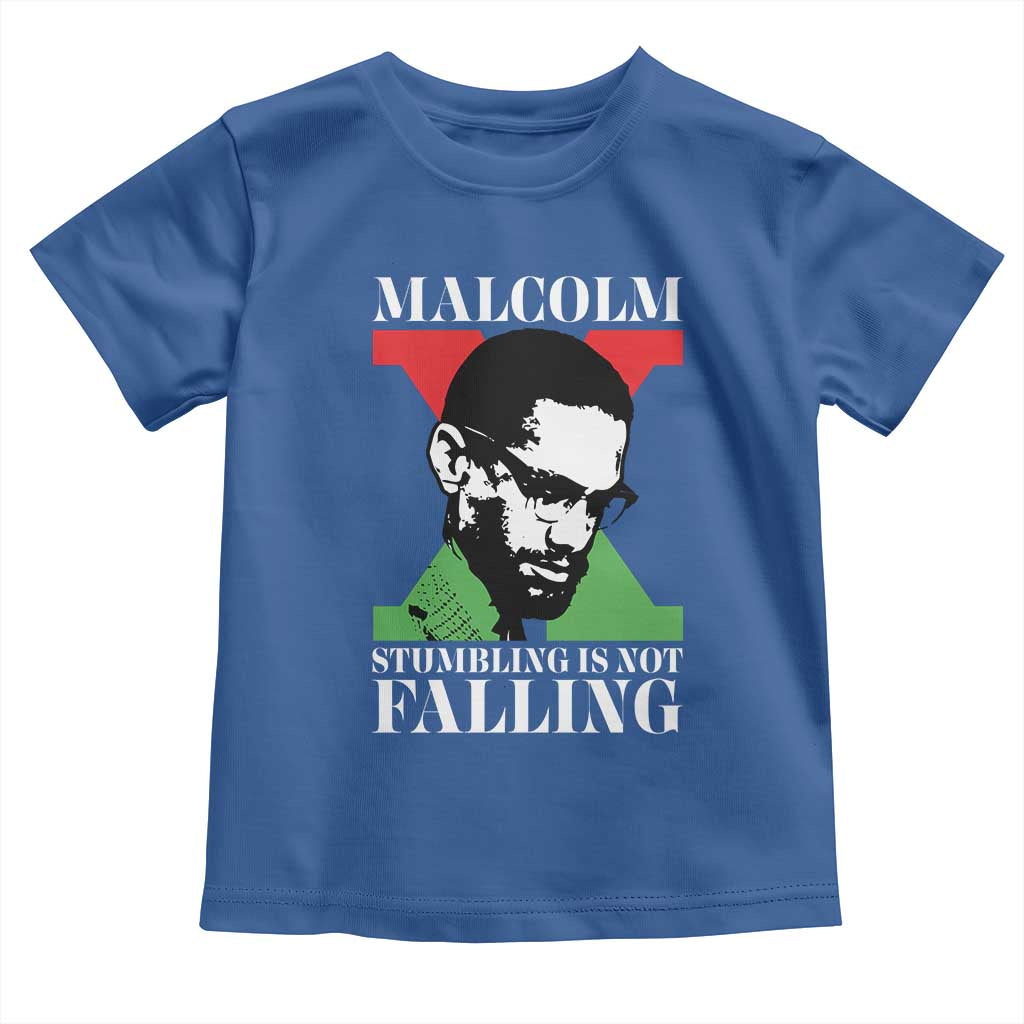 Malcolm X Toddler T Shirt Stumbling Is Not Falling Black History Leader TS12