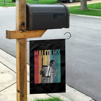 Malcolm X Garden Flag Retro Portrait Black Empowerment Heritage Gift - Wonder Print Shop
