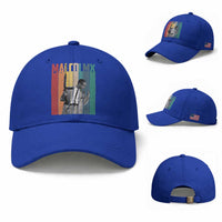 Malcolm X Baseball Cap Retro Portrait Black Empowerment Heritage Gift