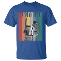Malcolm X T Shirt Retro Portrait Black Empowerment Heritage Gift - Wonder Print Shop