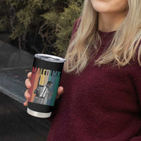 Malcolm X Tumbler Cup Retro Portrait Black Empowerment Heritage Gift - Wonder Print Shop