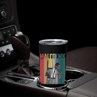 Malcolm X Tumbler Cup Retro Portrait Black Empowerment Heritage Gift - Wonder Print Shop