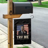 Malcolm X Try Me Garden Flag African American Pride Gift - Wonder Print Shop