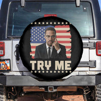 Malcolm X Try Me Spare Tire Cover African American Pride Gift - Wonder Print Shop
