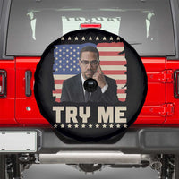 Malcolm X Try Me Spare Tire Cover African American Pride Gift - Wonder Print Shop