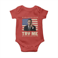 Malcolm X Try Me Baby Onesie African American Pride Gift - Wonder Print Shop