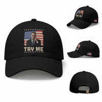 Malcolm X Try Me Baseball Cap African American Pride Gift