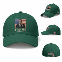 Malcolm X Try Me Baseball Cap African American Pride Gift