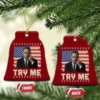 Malcolm X Try Me Ceramic Ornament African American Pride Gift - Wonder Print Shop