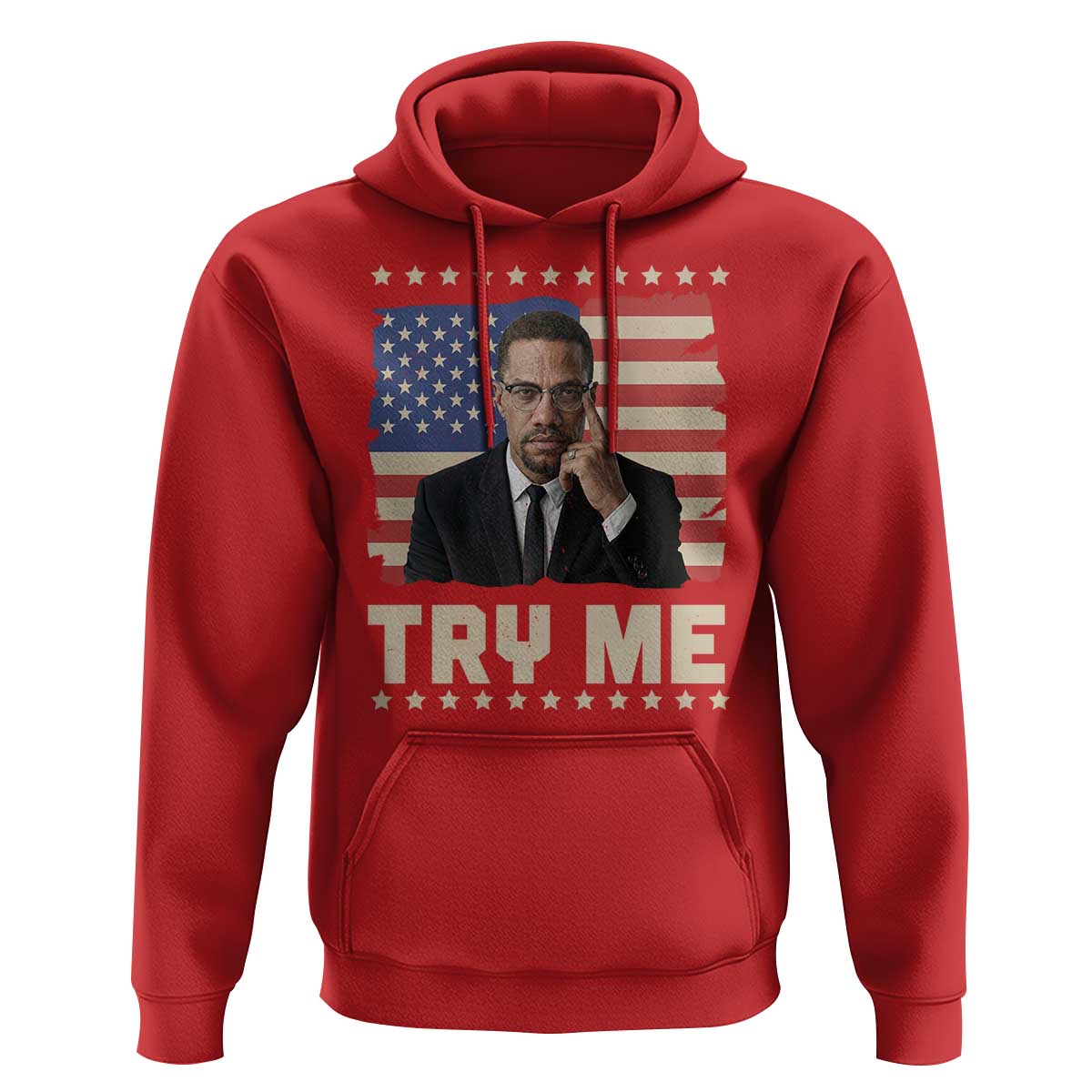 Malcolm X Try Me Hoodie African American Pride Gift - Wonder Print Shop