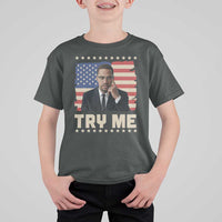 Malcolm X Try Me T Shirt For Kid African American Pride Gift - Wonder Print Shop