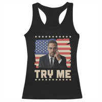 Malcolm X Try Me Racerback Tank Top African American Pride Gift - Wonder Print Shop