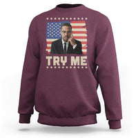 Malcolm X Try Me Sweatshirt African American Pride Gift - Wonder Print Shop