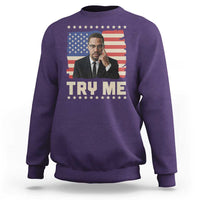 Malcolm X Try Me Sweatshirt African American Pride Gift - Wonder Print Shop