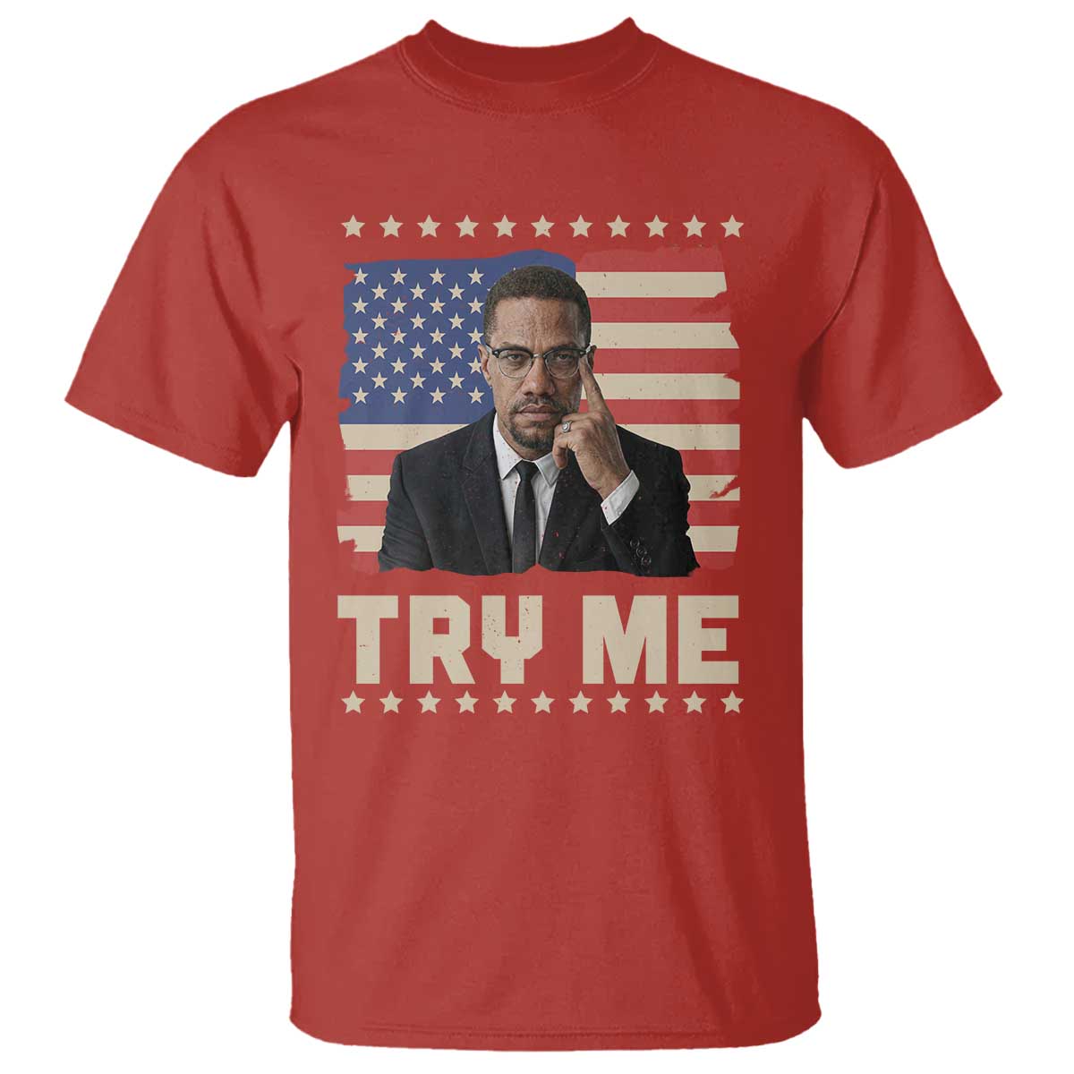 Malcolm X Try Me T Shirt African American Pride Gift - Wonder Print Shop