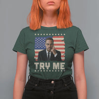 Malcolm X Try Me T Shirt For Women African American Pride Gift - Wonder Print Shop