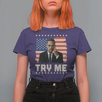 Malcolm X Try Me T Shirt For Women African American Pride Gift - Wonder Print Shop