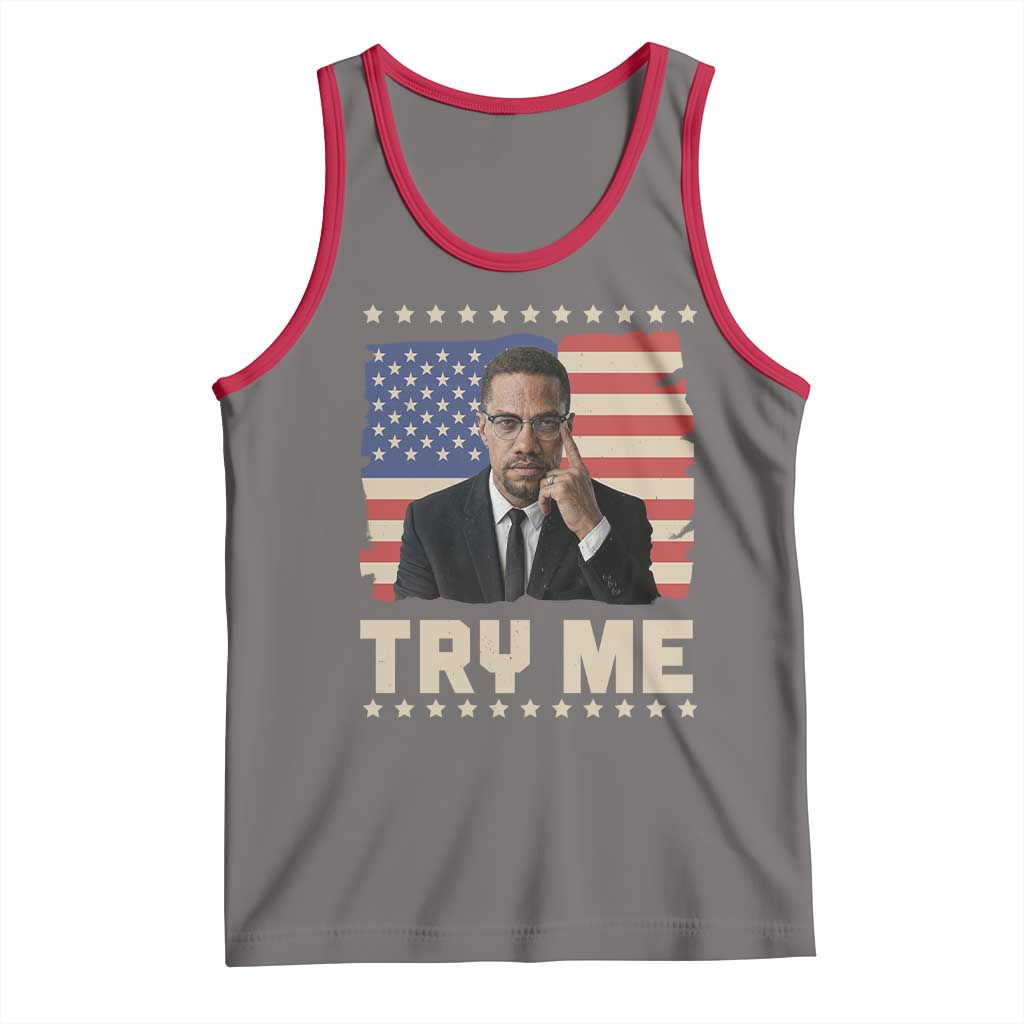 Malcolm X Try Me Tank Top African American Pride Gift - Wonder Print Shop