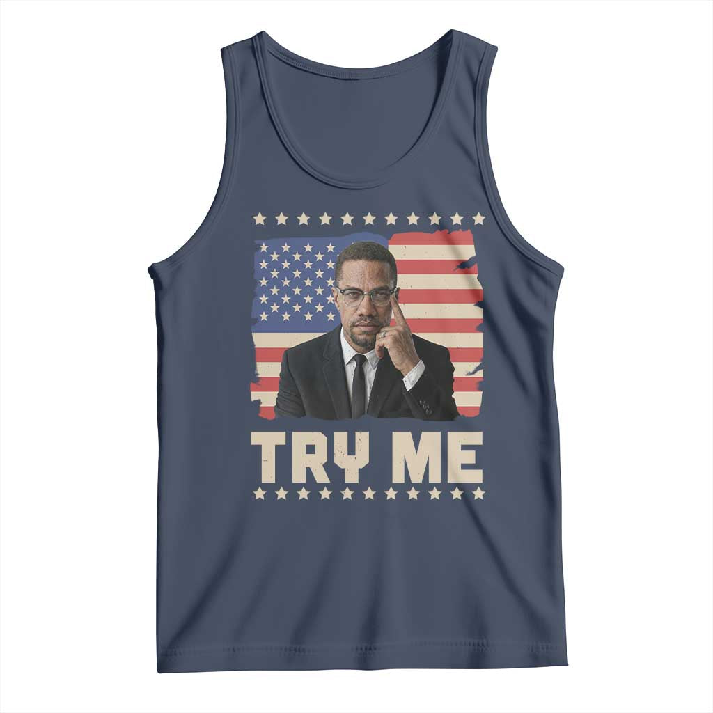 Malcolm X Try Me Tank Top African American Pride Gift - Wonder Print Shop