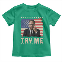 Malcolm X Try Me Toddler T Shirt African American Pride Gift - Wonder Print Shop