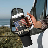 Malcolm X Try Me Tumbler With Handle African American Pride Gift - Wonder Print Shop
