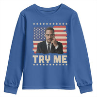Malcolm X Try Me Youth Sweatshirt African American Pride Gift - Wonder Print Shop
