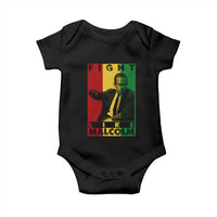 Fight Like Malcolm X Baby Onesie African American Pride Gift - Wonder Print Shop