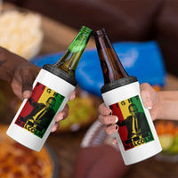 Fight Like Malcolm X 4 in 1 Can Cooler Tumbler African American Pride Gift - Wonder Print Shop