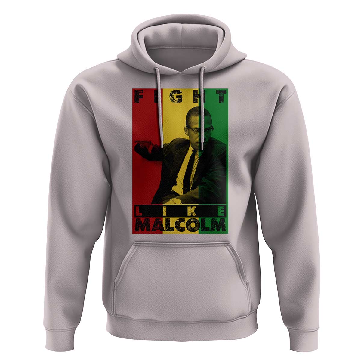 Fight Like Malcolm X Hoodie African American Pride Gift - Wonder Print Shop