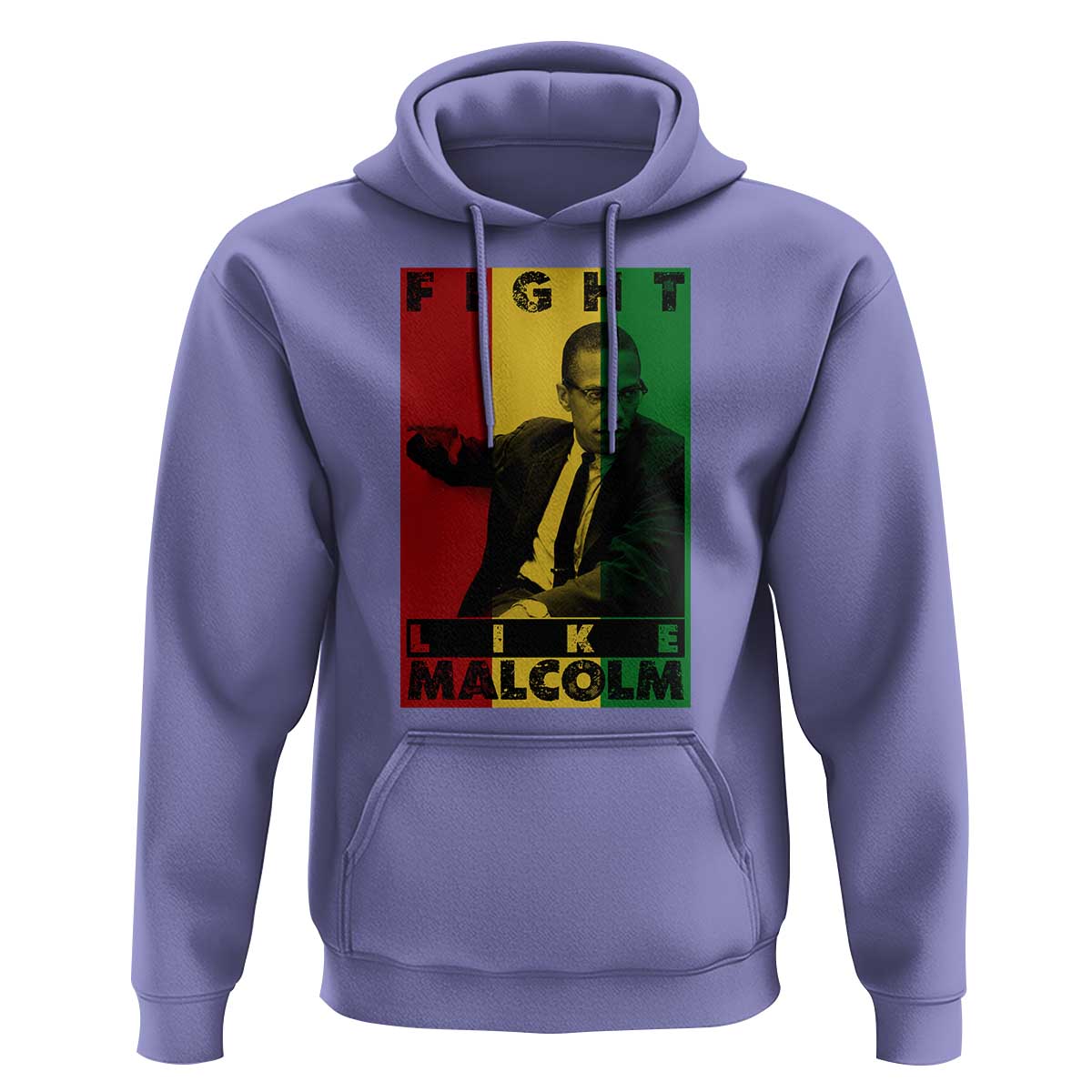 Fight Like Malcolm X Hoodie African American Pride Gift - Wonder Print Shop