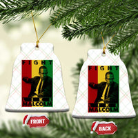Fight Like Malcolm X Ceramic Ornament African American Pride Gift - Wonder Print Shop