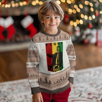 Fight Like Malcolm X Ugly Christmas Sweater African American Pride Gift - Wonder Print Shop