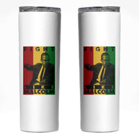 Fight Like Malcolm X Skinny Tumbler African American Pride Gift - Wonder Print Shop
