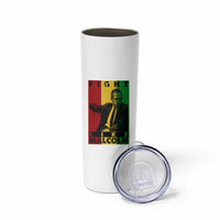 Fight Like Malcolm X Skinny Tumbler African American Pride Gift - Wonder Print Shop