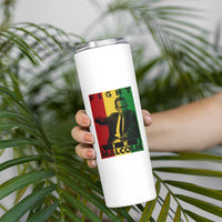 Fight Like Malcolm X Skinny Tumbler African American Pride Gift - Wonder Print Shop