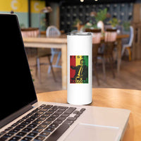 Fight Like Malcolm X Skinny Tumbler African American Pride Gift - Wonder Print Shop