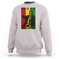 Fight Like Malcolm X Sweatshirt African American Pride Gift - Wonder Print Shop