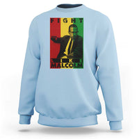 Fight Like Malcolm X Sweatshirt African American Pride Gift - Wonder Print Shop