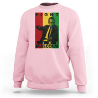 Fight Like Malcolm X Sweatshirt African American Pride Gift - Wonder Print Shop