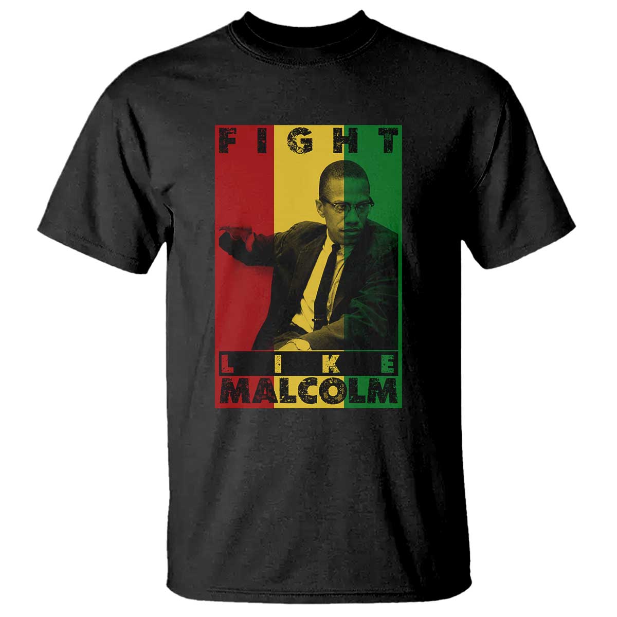 Fight Like Malcolm X T Shirt African American Pride Gift - Wonder Print Shop