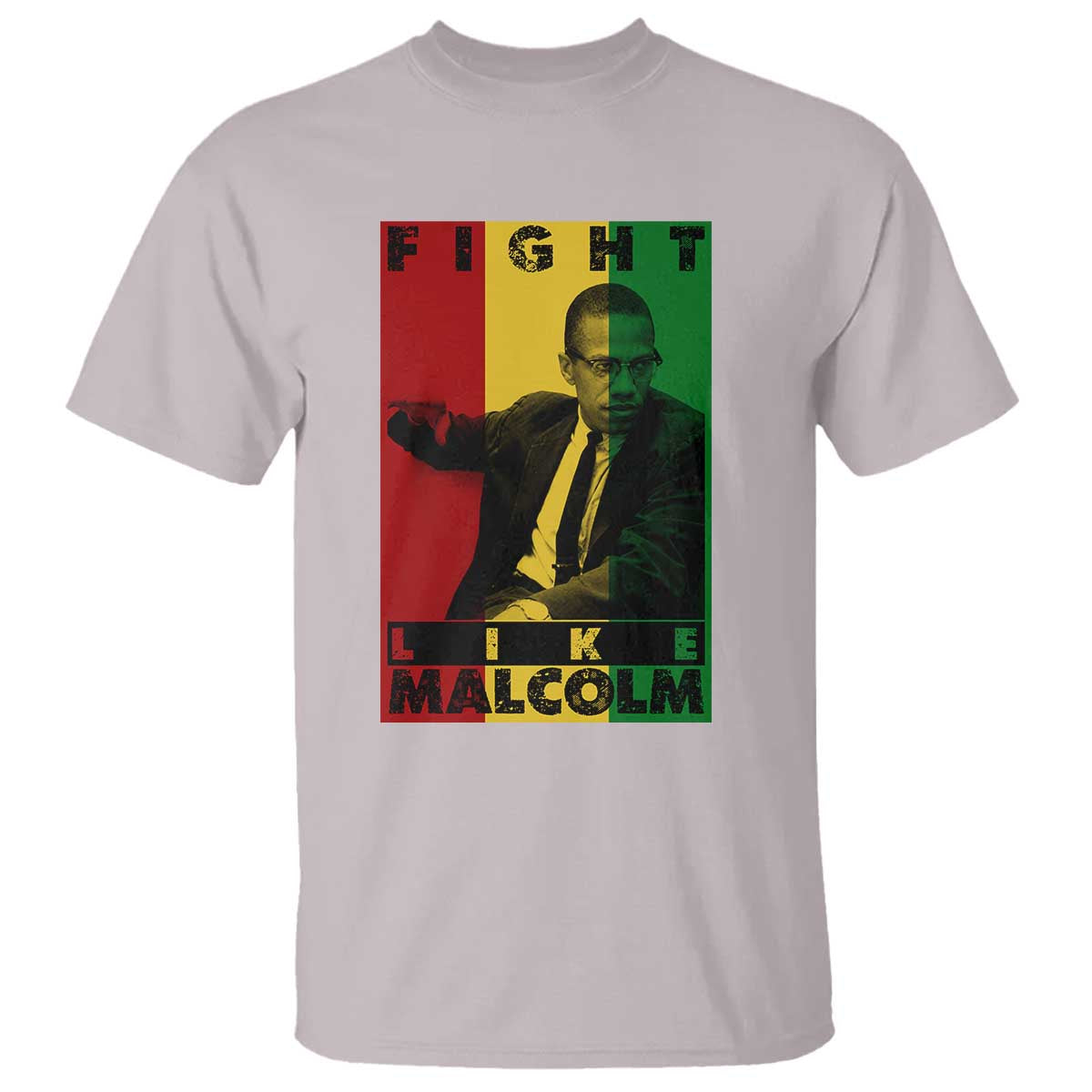 Fight Like Malcolm X T Shirt African American Pride Gift - Wonder Print Shop