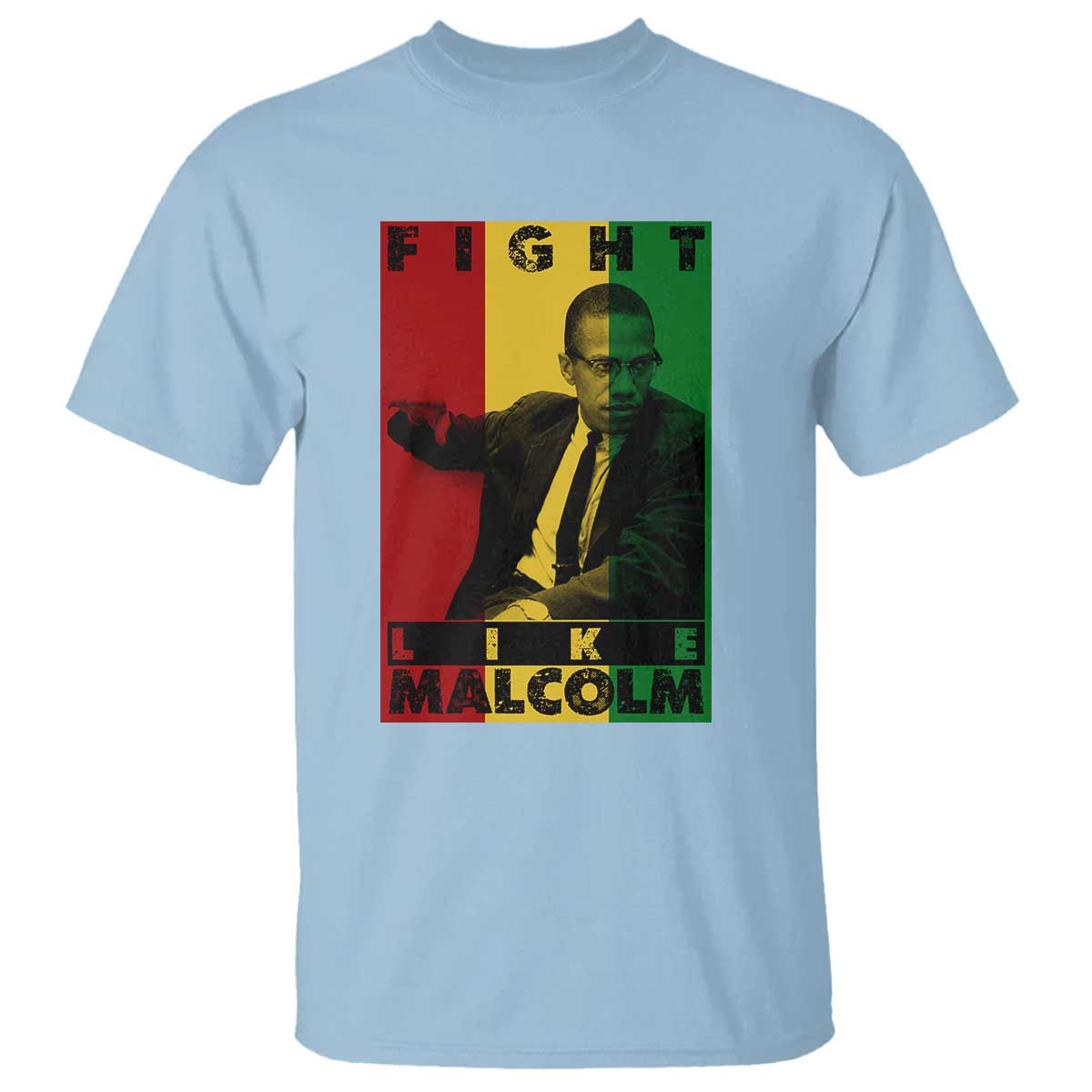 Fight Like Malcolm X T Shirt African American Pride Gift - Wonder Print Shop