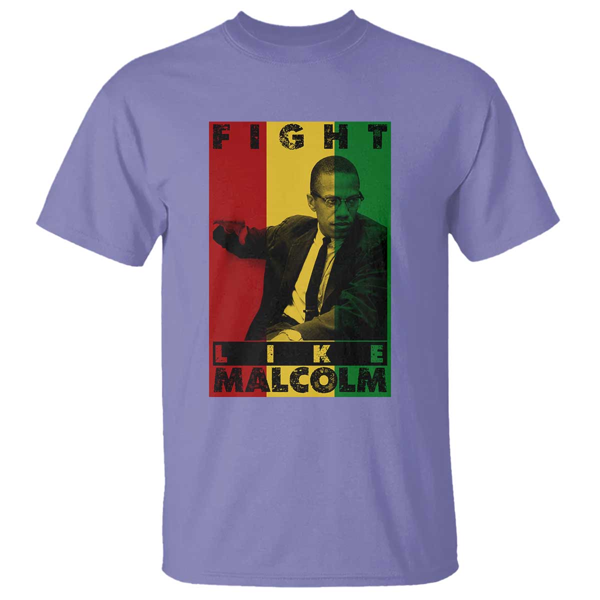 Fight Like Malcolm X T Shirt African American Pride Gift - Wonder Print Shop