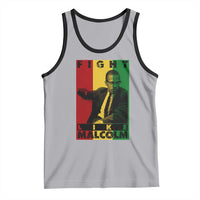 Fight Like Malcolm X Tank Top African American Pride Gift - Wonder Print Shop