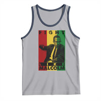 Fight Like Malcolm X Tank Top African American Pride Gift - Wonder Print Shop