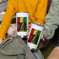 Fight Like Malcolm X Tumbler Cup African American Pride Gift - Wonder Print Shop