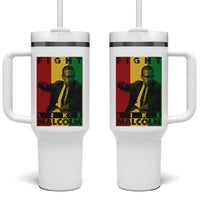 Fight Like Malcolm X Tumbler With Handle African American Pride Gift - Wonder Print Shop