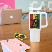Fight Like Malcolm X Tumbler With Handle African American Pride Gift - Wonder Print Shop